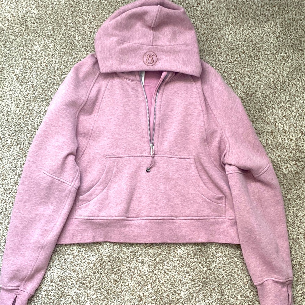 Lululemon Scuba! M/L Heather Pink